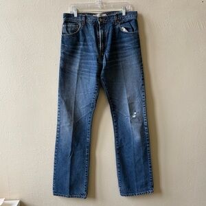 Levis Men's Blue Jeans Baggy Bootcut